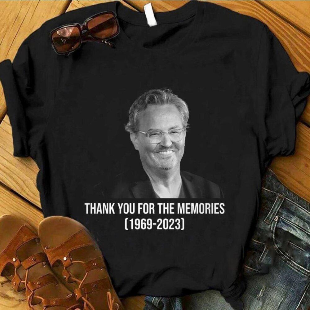 Chandler Bing Shirt Rip Matthew Perry Friends Shirt Chandler Bing T-Shirt